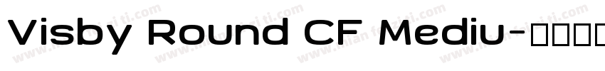 Visby Round CF Mediu字体转换